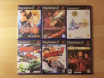 PlayStation 2 Games. Bei Burnout und FF X hatte ich bis jetzt nur Platinum Versionen.