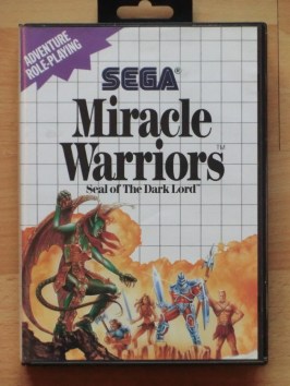 Miracle Warriors - Seal of the Dark Lord Master System RPG