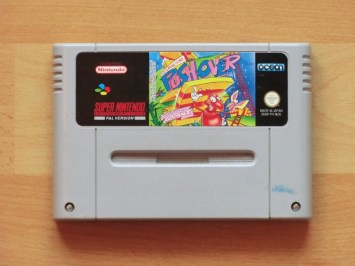 Pushover Super Nintendo SNES Puzzle