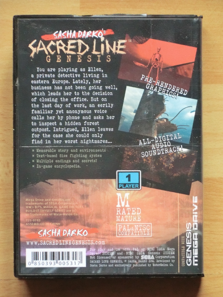 Sacred Line Mega Drive Horror