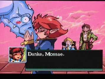 Pier Solar and the great architects MEGA DRIVE RPG Alina Mossae Screenshot