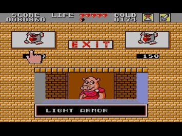 Wonder Boy Monster Land Screenshot Pig Merchant