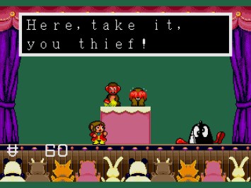 Alex Kidd enchanted castle mega drive jump and run Screenshot