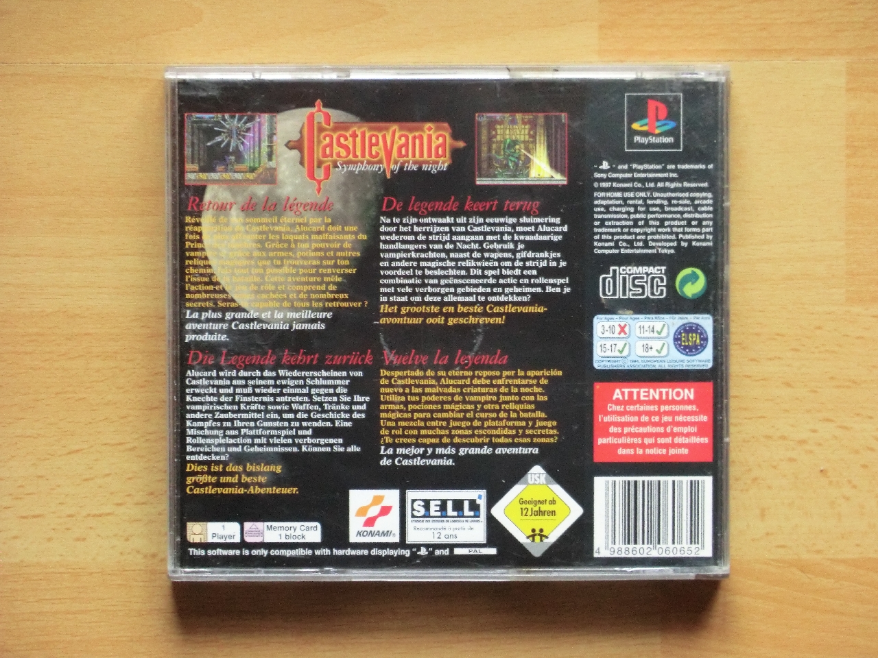 Castlevania Symphony of the night PS2 PlayStation 2 Metroidvania