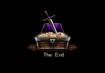 Shining in the Darkness SEGA Mega Drive RPG The end