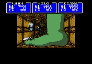 Shining in the Darkness SEGA Mega Drive RPG XP trick cheat Level 5 forbidden box