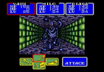 Shining in the Darkness SEGA Mega Drive RPG Sentinel Boss Level 2