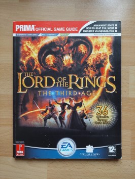 Lord of the rings third age Stategy Guide Book Lösungsbuch RPG