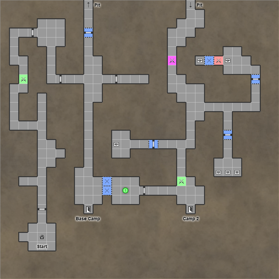 undernauts labyrinth of yomi RPG Walkthrough Lösung Map Maps District 99 Mining Entry