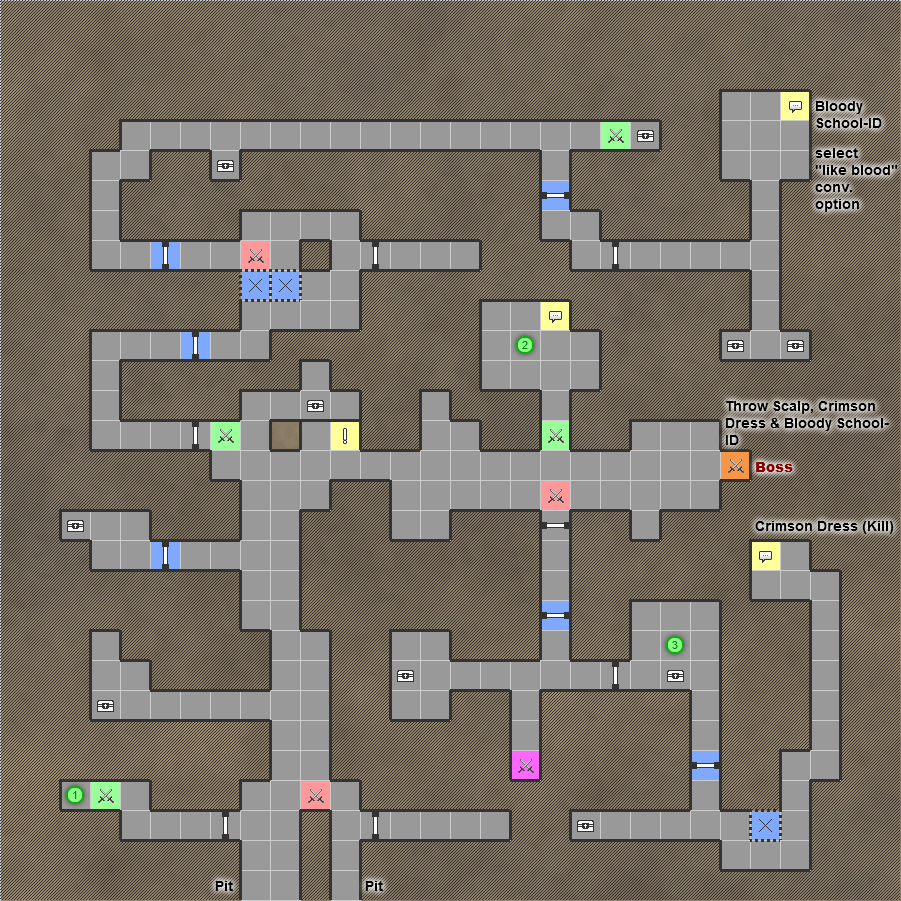 undernauts labyrinth of yomi Switch Dungeon Crawler RPG Walkthrough Lösung Map Maps District 99 Mining Depths