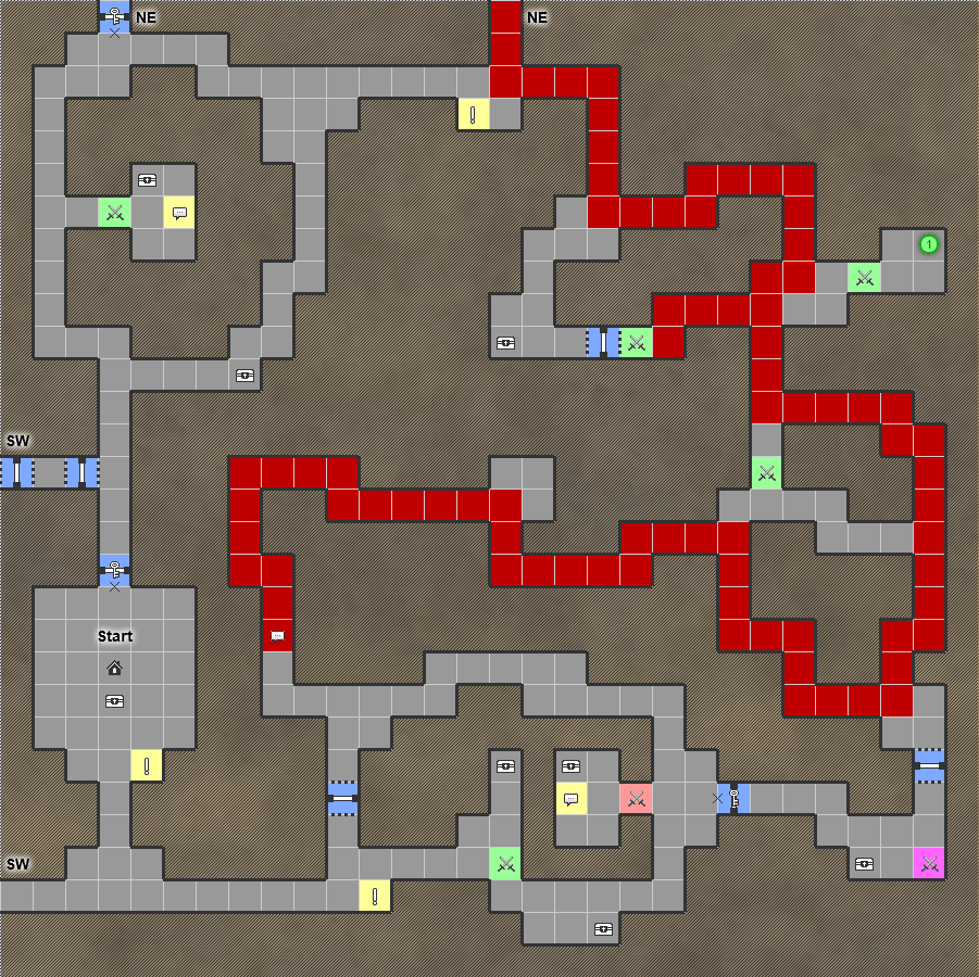 undernauts labyrinth of yomi Switch Dungeon Crawler RPG Walkthrough Lösung Map Maps Dying Light Forest SE South East