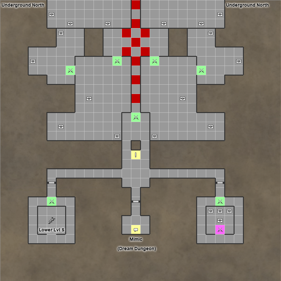 undernauts labyrinth of yomi Switch Dungeon Crawler RPG Walkthrough Lösung Map Maps Cathedral Underground Level South LVL S