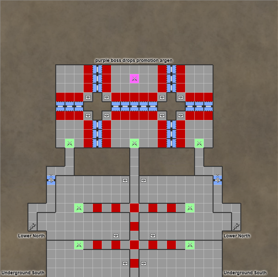 undernauts labyrinth of yomi Switch Dungeon Crawler RPG Walkthrough Lösung Map Maps Cathedral Underground Level North LVL N