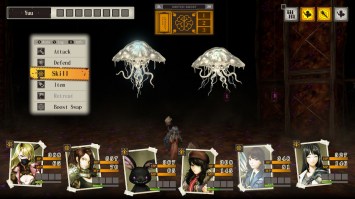 undernauts labyrinth of yomi Switch Dungeon Crawler RPG District 99 Mining Depths Boss the flesh eating child luci adds