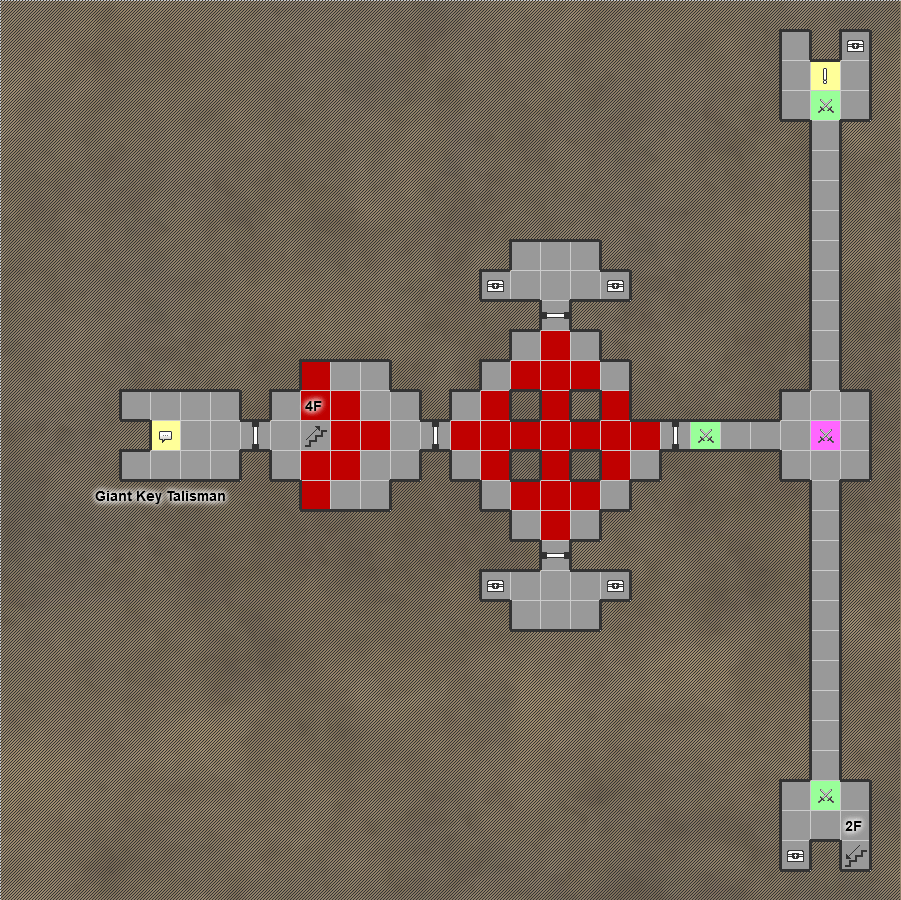 undernauts labyrinth of yomi Switch Dungeon Crawler RPG Walkthrough Lösung Map Maps Post Game Mad Kings Keep 3F Third Floor