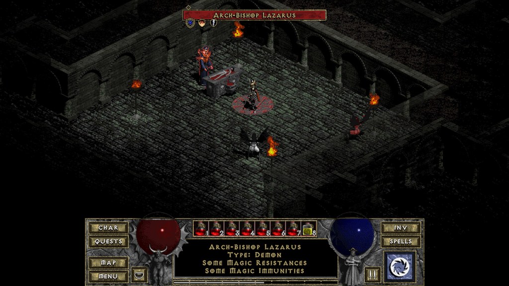 Arch Bishop Lazarus Diablo Unique Monster