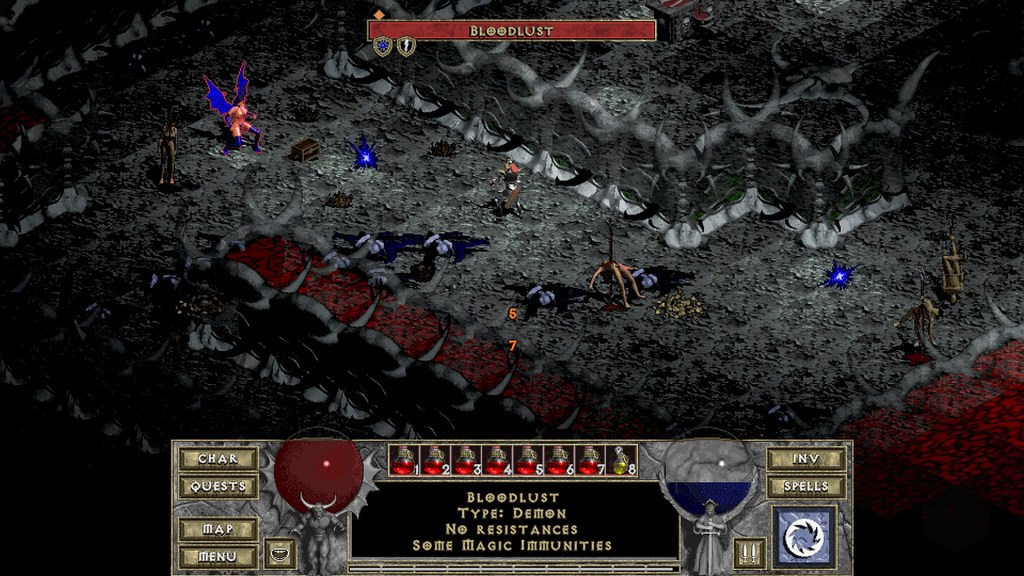 Bloodlust Diablo Unique Monster