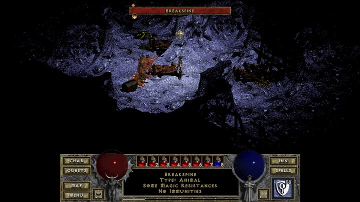 Breakspine Diablo Unique Monster