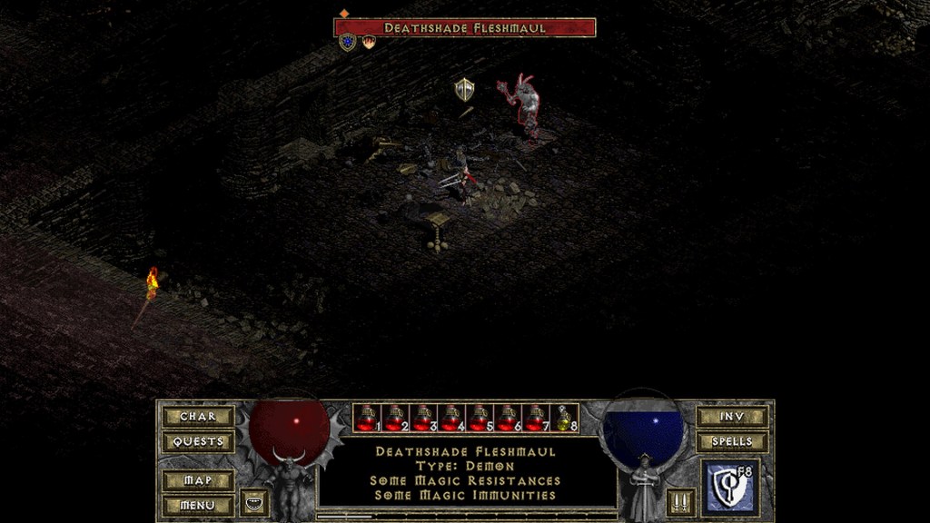 Deathshade Fleshmaul Diablo Unique Monster