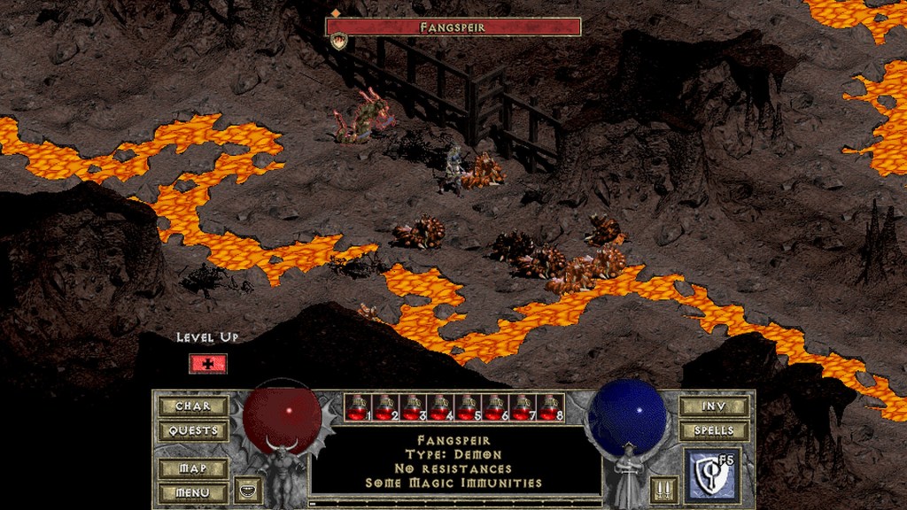 Fangspeir Diablo Unique Monster