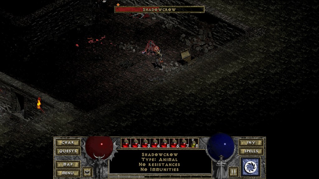 Shadowcrow Diablo Unique Monster