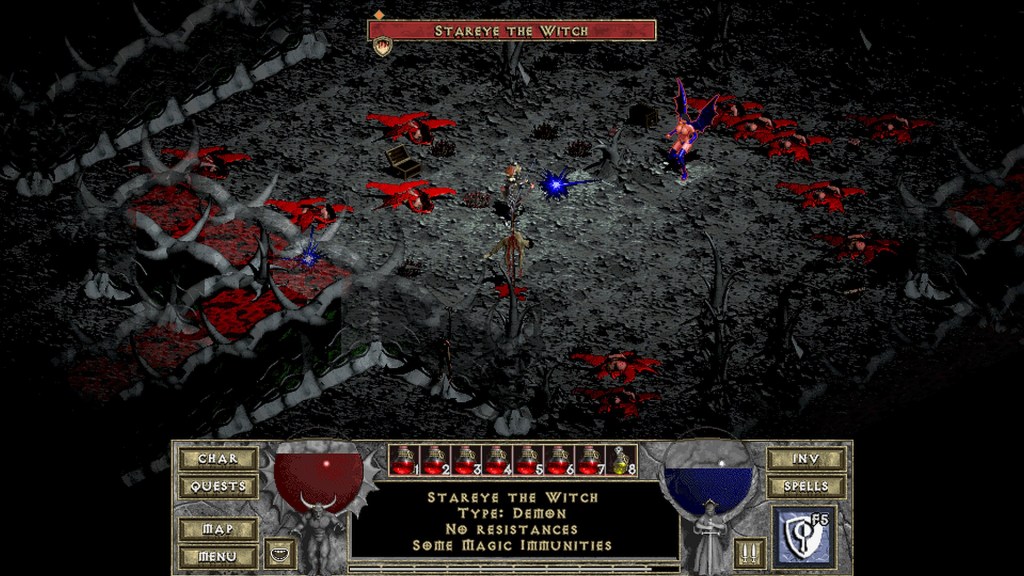 Stareye the Witch Diablo Unique Monster