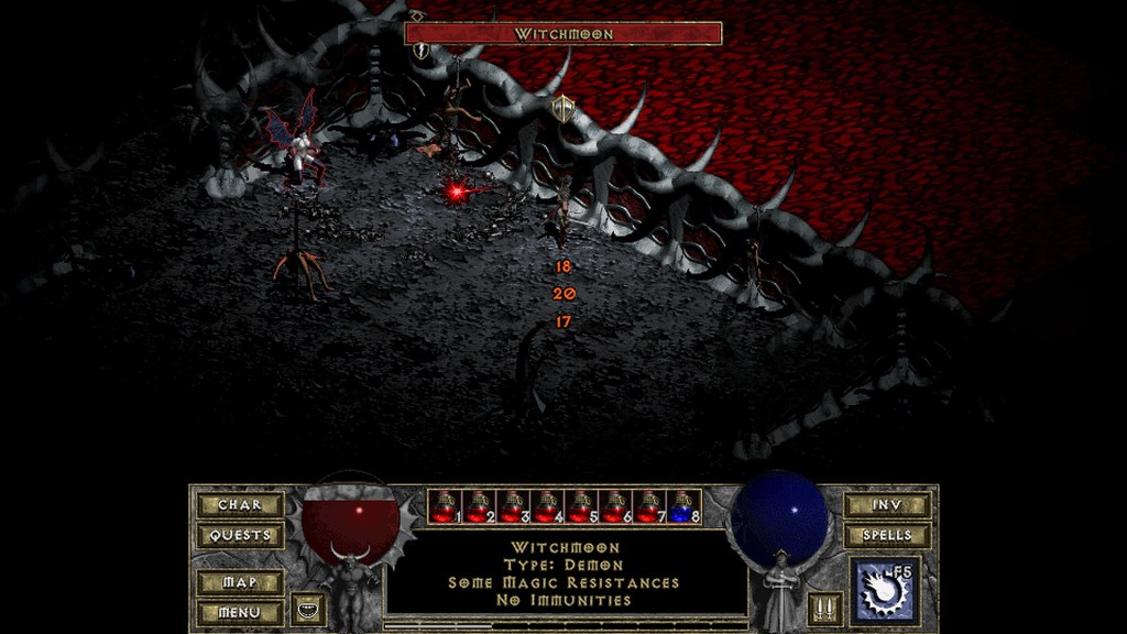 Witchmoon Diablo Unique Monster