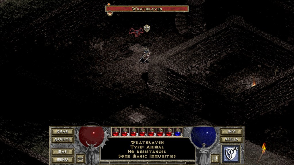 Wrathraven Diablo Unique Monster