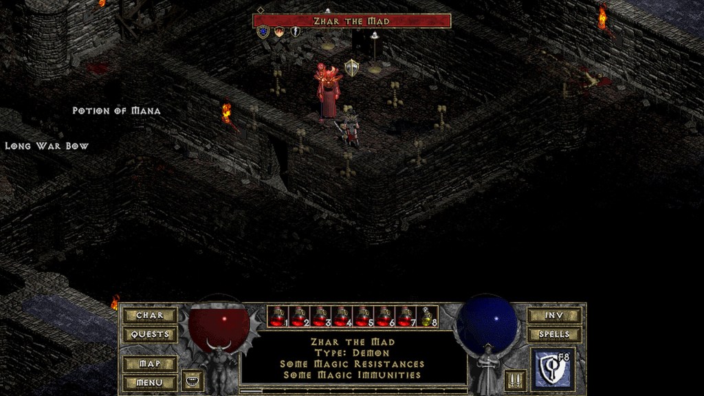 Zhar the Mad Diablo Unique Monster