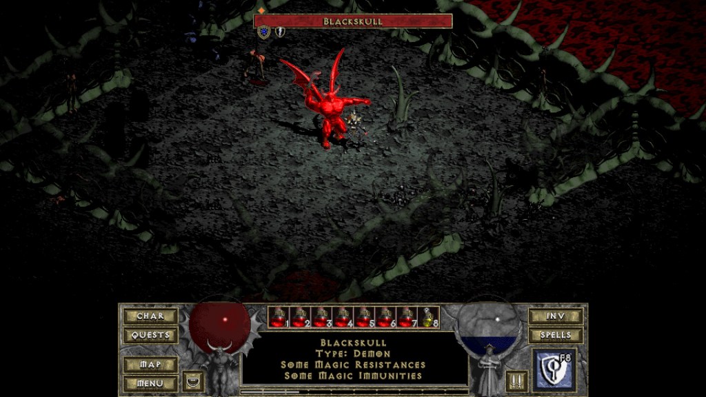 blackskull diablo unique monster