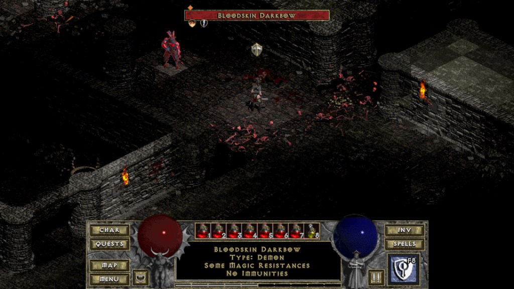 Bloodskin DarkbowDiablo Unique Monster