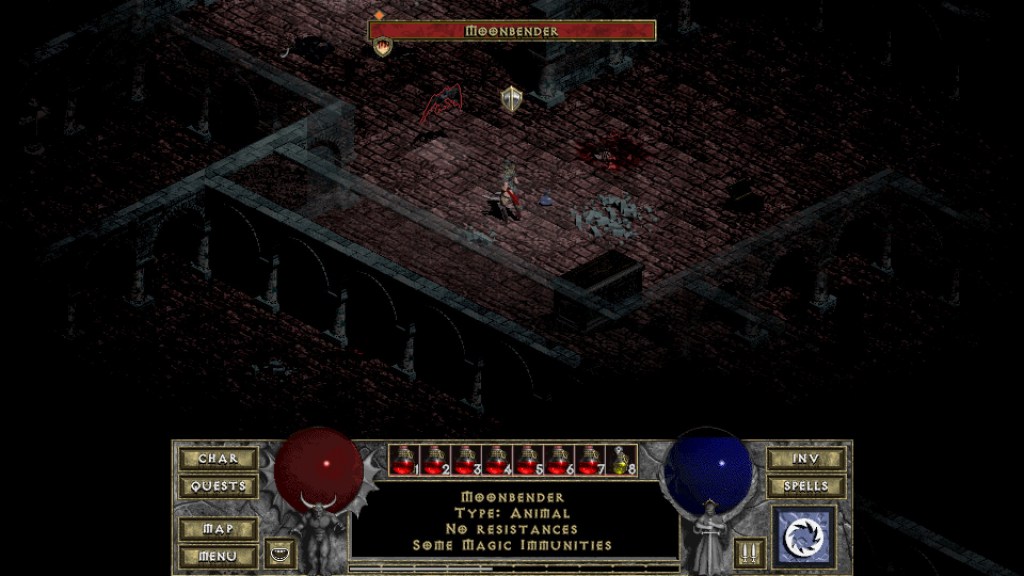 Moonbender diablo unique boss