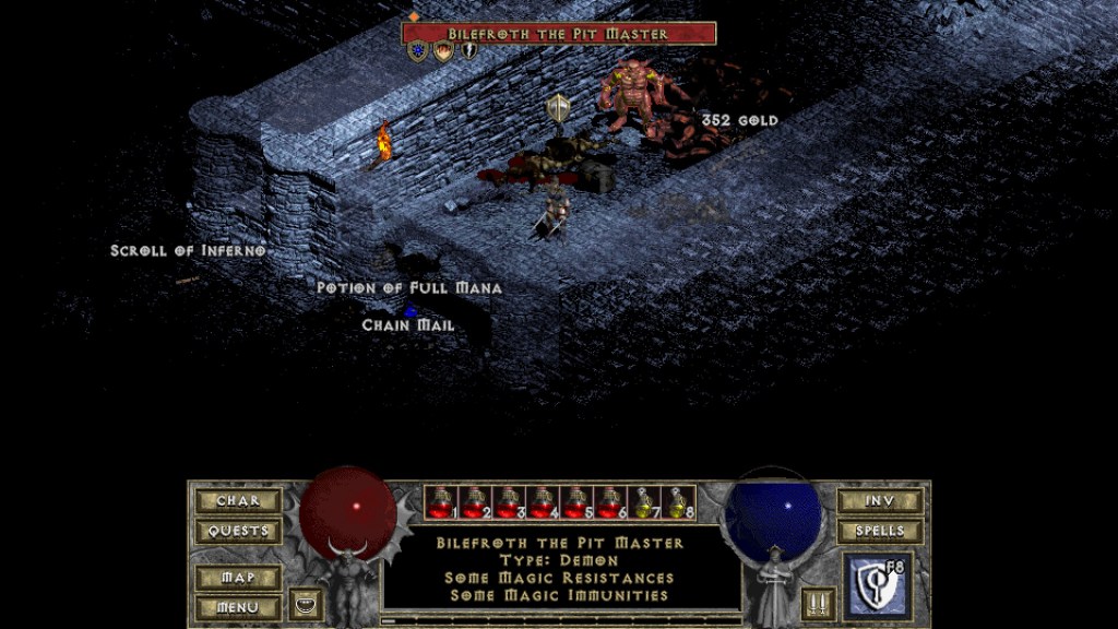 Bilefroth the Pit Master Diablo Unique Monster